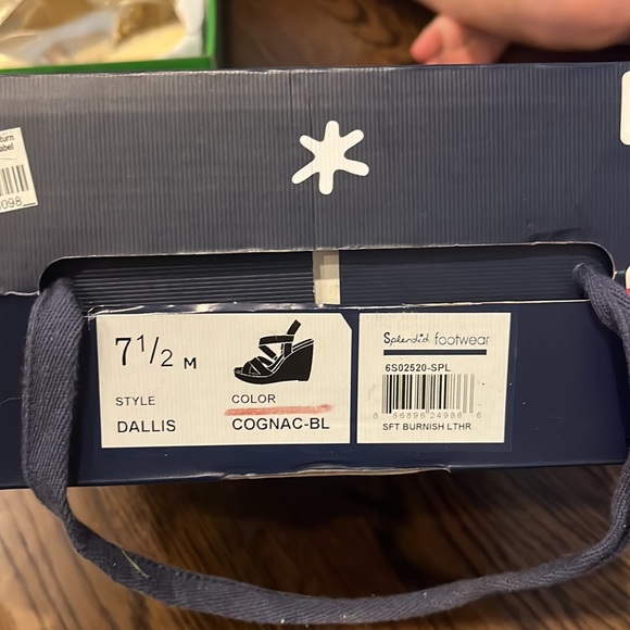 Brown wedge sandals - size 7.5. Never worn - new in box. - Picture 3 of 4